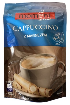 MOMENT CAPPUCCINO MAGNEZIUM 100g instantní kávový nápoj s magnéziem