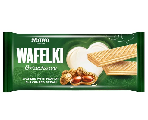 WAFELKI 180g, oplatky s arašídovou náplní